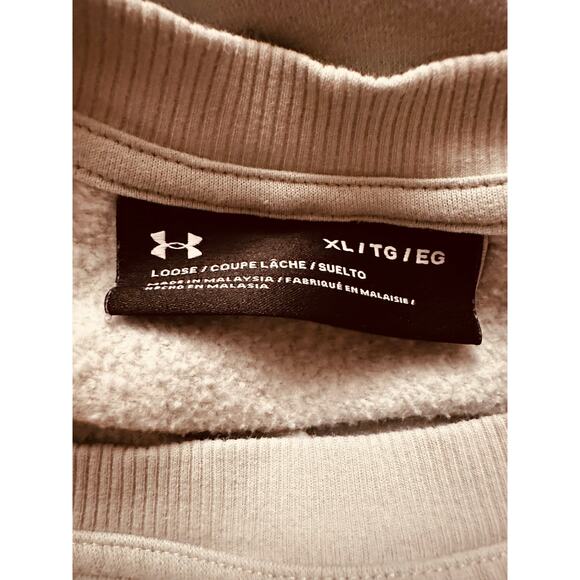 Under Armour Women's Mint Green Loose Fit Graphic Cropped Sweatshirt Size XL - Picture 5 of 7